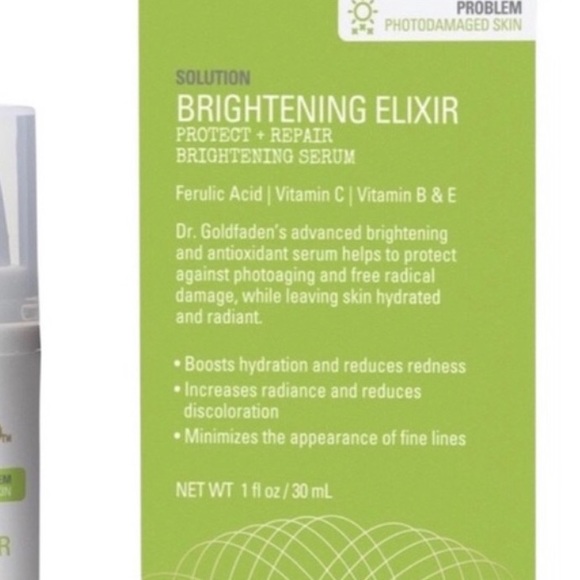New Goldfaden M.D. brightening elixir 1 oz skin serum - Picture 8 of 10